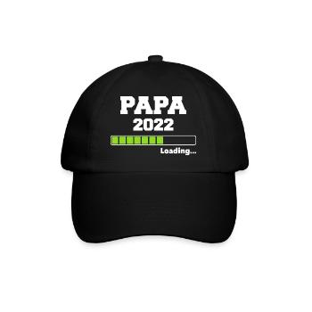 Futur papa 2022 Futur père - Casquette classique - noir/noir - Devant