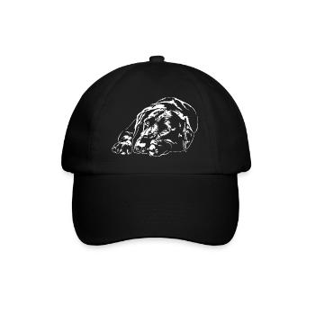 LABRADOR Retriever Labbi Dogs Portrait Wilsigns - Baseball Cap - black/black - Front