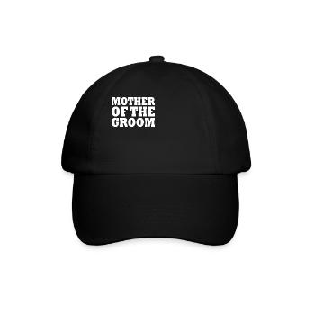Mother of the groom - Baseball Cap - black/black - Front