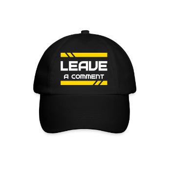Laisse un commentaire - Leave a comment - Casquette classique - noir/noir - Devant
