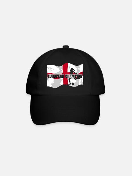 European Champion | championship women's football - Baseball Cap - black/black