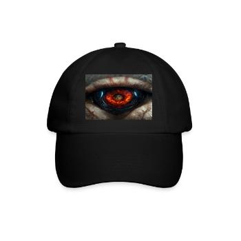L’œil du diable - Casquette classique - noir/noir - Devant