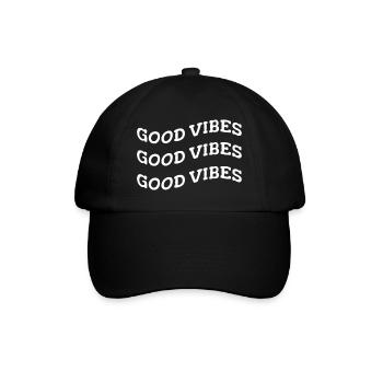 good vibes - Casquette classique - noir/noir - Devant