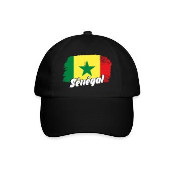 Sénégal - Casquette classique - noir/noir - Devant