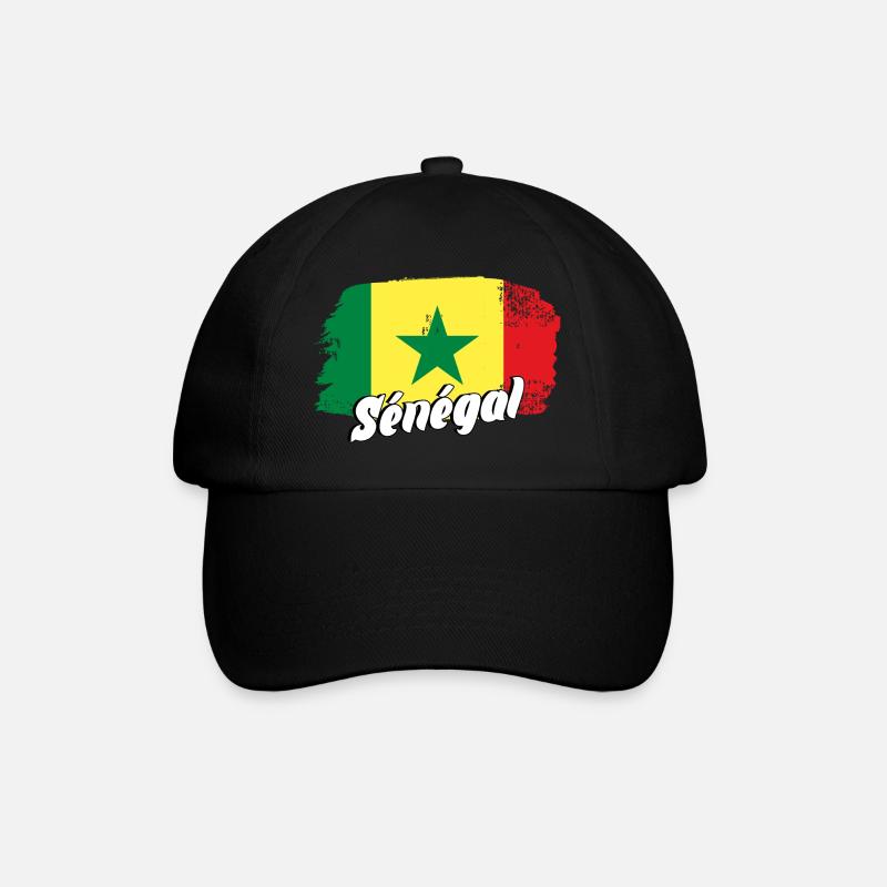 Sénégal - Casquette classique - noir/noir