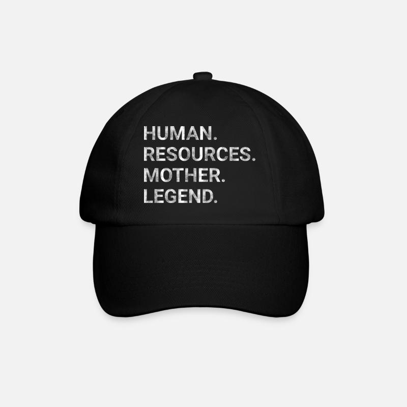 Human resources Mother legend - Baseball Cap - black/black