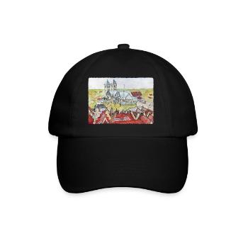 Münster vue d’en haut - Casquette classique - noir/noir - Devant