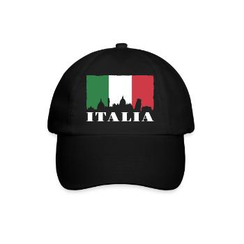 Horizon de l’Italie - Casquette classique - noir/noir - Devant