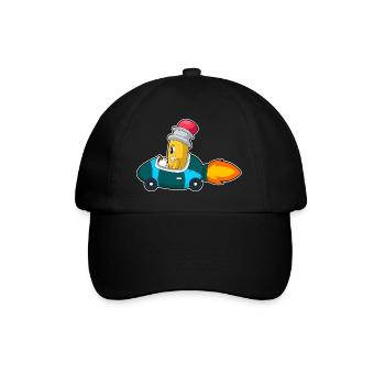 Pencil Car - Baseball Cap - black/black - Front