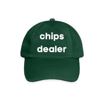 Chips Dealer - Baseball Cap - bottle green - Front
