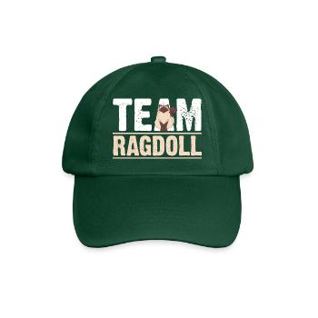 Ragdollkatze Katze - Baseballkappe - Flaschengrün - Vorne