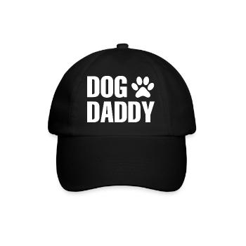 Dog Hund - Baseballkappe - Schwarz/Schwarz - Vorne