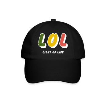 LOL - Lumière de Vie - Casquette classique - noir/noir - Devant