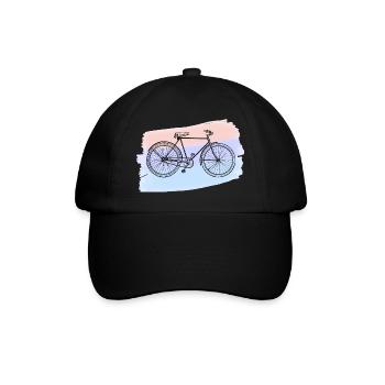 Bicyclette - Casquette classique - noir/noir - Devant
