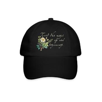 New Beginnings - Baseball Cap - black/black - Front