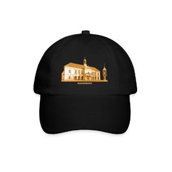 Magdeburg Old Town Hall Saxony-Anhalt - Baseball Cap - black/black - Front