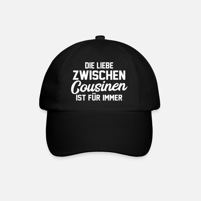 Cousinen Cousine - Baseballkappe - Schwarz/Schwarz