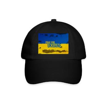 Ukraine - Baseballkappe - Schwarz/Schwarz - Vorne