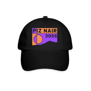 Piz Nair Höhe Hiking St Moritz Souvenir - Baseball Cap - black/black - Front