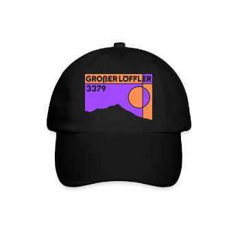 Großer Löffler High Tour, North Ridge, Ski Touring, Hiking - Baseball Cap - black/black - Front