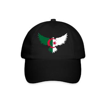 Aigle algérien - idée cadeau Algérie - Casquette classique - noir/noir - Devant