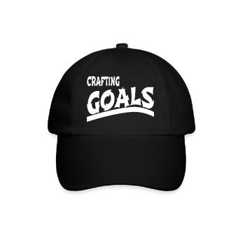 soccer leagues fun cool statement present gift - Baseballkappe - Schwarz/Schwarz - Vorne
