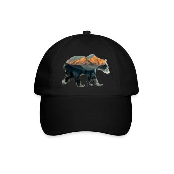 Montagne des Ours - Casquette classique - noir/noir - Devant