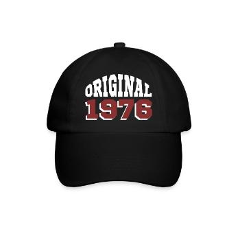 Original 1976 - Baseballkappe - Schwarz/Schwarz - Vorne