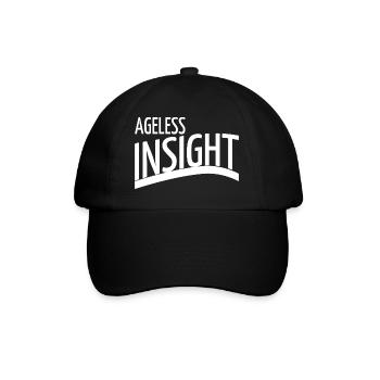 cool mind-focused wellness humor mental resilience - Baseballkappe - Schwarz/Schwarz - Vorne