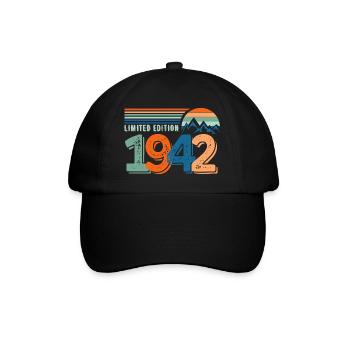 Limitierte Auflage 1942 - Baseballkappe - Schwarz/Schwarz - Vorne