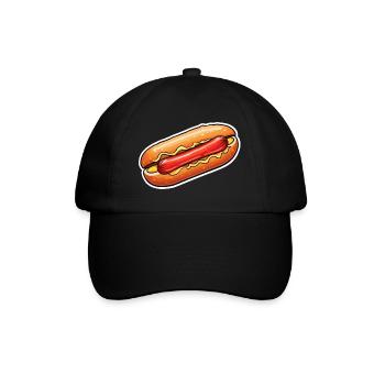 Hot-dog - Casquette classique - noir/noir - Devant