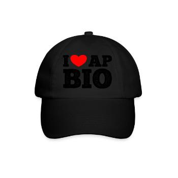 AP Biology Funny High School AP Class Survivor - Baseball Cap - black/black - Front