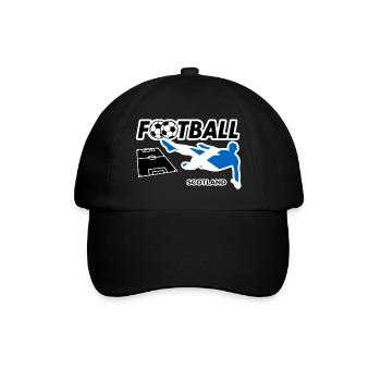 Football Fever Scotland - Baseball Cap - black/black - Front