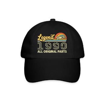 Légendaire depuis 1990 Anniversaire 1990 Millésime 1990 - Casquette classique - noir/noir - Devant