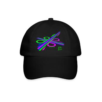Aura-Stream 003 3-colour - Baseball Cap - black/black - Front