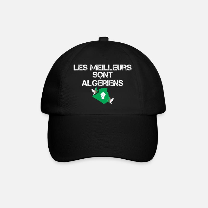 Les meilleurs sont Algériens - Casquette classique - noir/noir