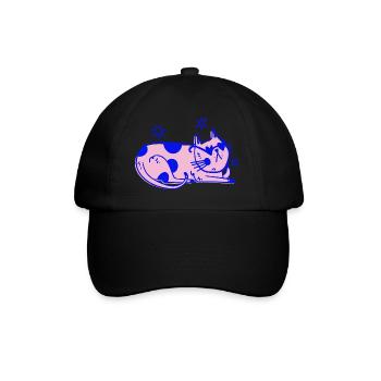 Stylish Cat – Relaxed Retro Vibes - Baseball Cap - black/black - Front