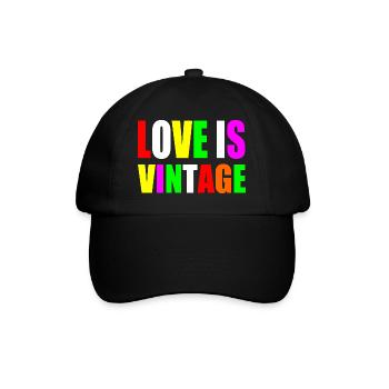 Love is vintage - Casquette classique - noir/noir - Devant