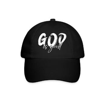 God is good - Christian design - Baseball Cap - black/black - Front