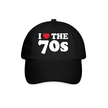 Love of the 70s - Baseball Cap - black/black - Front