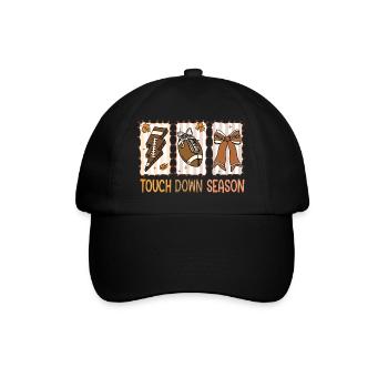 Football Touchdown Season American Football - Baseball Cap - black/black - Front