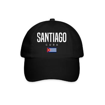 Santiago Cuba Cubans - Baseball Cap - black/black - Front