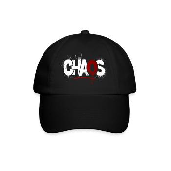 Chaos Splatter Symbolism - Baseball Cap - black/black - Front