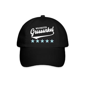 Grand-oncle parrain Meilleur oncle grand-oncle - Casquette classique - noir/noir - Devant