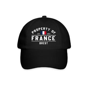 French Ownership Brest Logo - Baseball Cap - black/black - Front