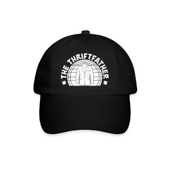 Thrift Shop The Thriftfather Love Thrifting - Baseballkappe - Schwarz/Schwarz - Vorne