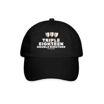 Vintage 1990's Darts Checkout - Baseball Cap - black/black - Front