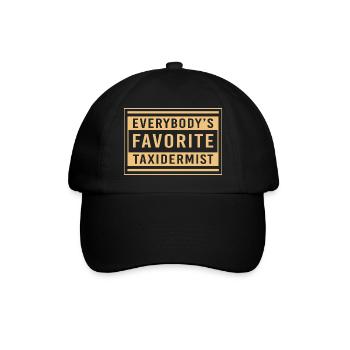 taxidermie - Casquette classique - noir/noir - Devant
