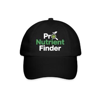 Diététiste certifiée en nutrition - Casquette classique - noir/noir - Devant