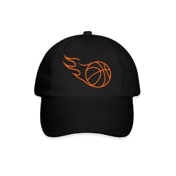 Basketball Basketball Player Gift Idea Baller Bball - Baseball Cap - black/black - Front